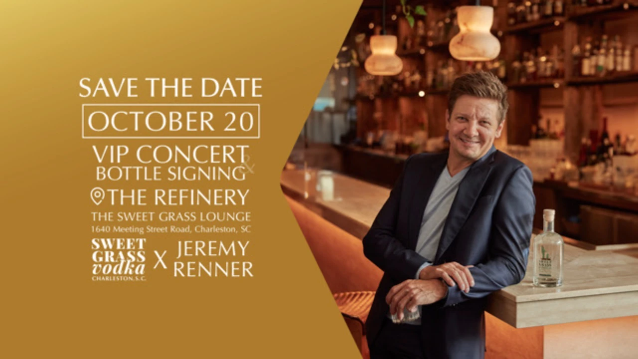 Bottle Signing - Sweetgrass Vodka w/ Jeremy Renner